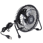 RS PRO Desk Fan 100mm blade diameter 1 speed 5 V dc with plug: USB