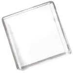 Panel Mount Indicator Lens Square Style, Clear, 18mm Long