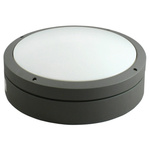 RS PRO Round LED Bulkhead Light, 15.5 W, , Lamp Supplied, IP65