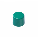 Green Push Button Cap, for use with DB Series, EB Series, M2B Series, MB20 Series, MB25 Series, Snap-On Cap