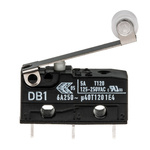 SPDT-NO/NC Roller Lever Microswitch, 6 A @ 250 V ac