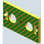 Siemens Labeling Sheet for Use with 2 AUX Terminals