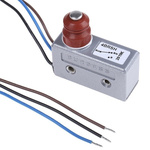 SPDT Plunger Microswitch, 15 A @ 250 V ac