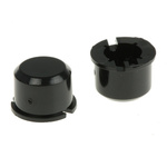 Black Modular Switch Cap, for use with 3F Series Push Button Switch, Cap
