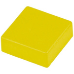 Yellow Push Button Cap, for use with Apem 18000 Series (Snap Action Momentary Push Button Switch), Cap