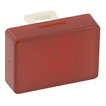 Red Push Button Cap, for use with TH25 Series, Pushbutton Lens