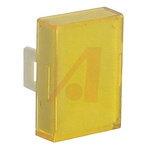 Yellow Push Button Cap, for use with T12 Push Button, T15 Push Button, TP2 Push Button, TP5 Push Button, Lens