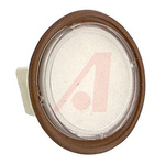 White Push Button Cap, for use with T12 Push Button, T15 Push Button, TP2 Push Button, TP5 Push Button, Lens
