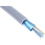 CAE Groupe 6 Core 24 AWG Telephone Cable, 1/0.51 mm, Grey Sheath, 100m