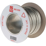 RS PRO Braided Wire 90 A, 24 x 12 x 0.20 mm, 25m BS4109