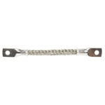 RS PRO Braided Wire, M5 Stud Size, 16 x 20 x 0.2 mm, 0.1m BS EN 13602:2002, BS4109