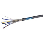 CAE Groupe 6 Core 20 AWG Telephone Cable, Grey Sheath, 100m