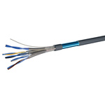 RS PRO 4 Core 20 AWG Telephone Cable, 1/0.81 mm, Grey Sheath, 100m