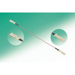 Hirose BF4MC to BF4MC Fibre Optic Cable, 0.5mm, White, 90mm