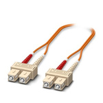 Phoenix Contact SC to SC OM2 Multi Mode Fibre Optic Cable, 2m