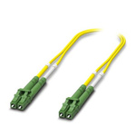 Phoenix Contact LC to LC OS2 Single Mode Fibre Optic Cable, 2m
