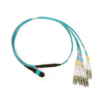 Molex MPO to LC x 4 Multi Mode Fibre Optic Cable, 50/125μm, 3m