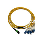 Molex MPO to LC x 4 Single Mode Fibre Optic Cable, 9/125μm, 5m