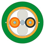 Siemens Multi Mode Fibre Optic Cable, 50/125μm, 5m