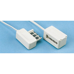 Decelect Female Female Telephone Extension Cable, 5m