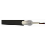 CAE Multimedia Connect Multi Mode OM3 Fibre Optic Cable, 6.5mm, Black, 100m