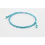 Molex Premise Networks LC to LC Simplex OM3 Multi Mode OM3 Fibre Optic Cable, 50/125μm, Light Blue, 1m