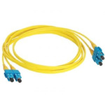 Molex Premise Networks SC to SC Tight Buffer OS1 Single Mode OS2 Fibre Optic Cable, 9/125μm, Yellow, 3m