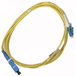 Molex Premise Networks SC to LC Tight Buffer OS1 Single Mode OS2 Fibre Optic Cable, 9/125μm, Yellow, 3m