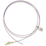Molex Premise Networks LC to LC Simplex OM4 Multi Mode OM4 Fibre Optic Cable, 50/125μm, Light Blue, 1m