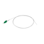Amphenol Industrial LC to SC Tight Buffer OS2 Single Mode OS2 Fibre Optic Cable, 900μm, White, 1m