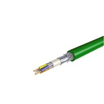 Siemens Multi Mode Fibre Optic Cable, 2.2mm, Black/Orange, 20m