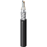Belden Black Twinaxial Cable, 11.18mm OD 152m, 124 Ω impedance