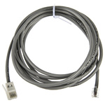 RS PRO Male RJ11 to Male BT Telephone Extension Cable, Grey Sheath, 3m