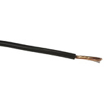 RS PRO Black 10 mm² Hook Up Wire, 7 AWG, 80/0.4 mm, 100m, PVC Insulation