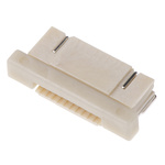 1-1734592-0 | TE Connectivity, FPC 0.5mm Pitch 10 Way Right Angle Female FPC Connector, ZIF Bottom Contact