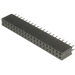 A-BL254-DG-G20D | ASSMANN WSW 2.54mm Pitch 20 Way 2 Row Straight PCB Socket, Through Hole, Solder Termination