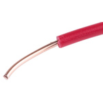 RS PRO Red 1.5 mm² Hook Up Wire, 15 AWG, 1/1.38 mm, 100m, PVC Insulation