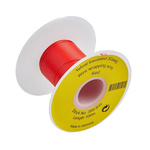 RS PRO Red 0.05 mm² Hook Up Wire, 30 AWG, 1/0.25 mm, 100m, Tefzel Insulation