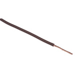RS PRO Brown 1.5 mm² Hook Up Wire, 15 AWG, 30/0.25 mm, 100m, PVC Insulation