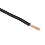 RS PRO Black 2.5 mm² Hook Up Wire, 13 AWG, 50/0.25 mm, 100m, PVC Insulation