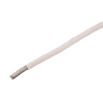 RS PRO White 0.75 mm² Hook Up Wire, 18 AWG, 19/0.25 mm, 100m, Polyamide Insulation