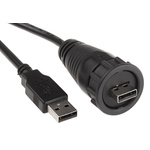 RS PRO Male USB A to Male USB A USB Cable, 2.1m, USB 2.0