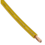 RS PRO Yellow 1 mm² Hook Up Wire, 57/0.15 mm, 30m