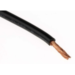 RS PRO Black 2 mm² Hook Up Wire, 115/0.15 mm, 30m