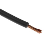 RS PRO Black 3 mm² Hook Up Wire, 175/0.15 mm, 30m