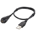 Rosenberger RoDI® Rosenberger Diagnostic Interface Cable assembly, Male Magnetic Circular Connector, To USB-A Male 1.5m