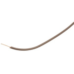 RS PRO Brown Hook Up Wire, 1/0.8 mm, 100m, PVC Insulation