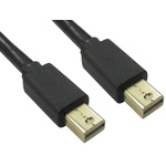 RS PRO 4K Mini DisplayPort to Mini DisplayPort Cable, Male to Male - 500mm