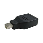 RS PRO Mini DisplayPort to DsiplayPort Cable, Male to Female - 45mm