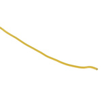 RS PRO Yellow 0.05 mm² Hook Up Wire, 30 AWG, 1/0.25 mm, 50m, Kynar Insulation